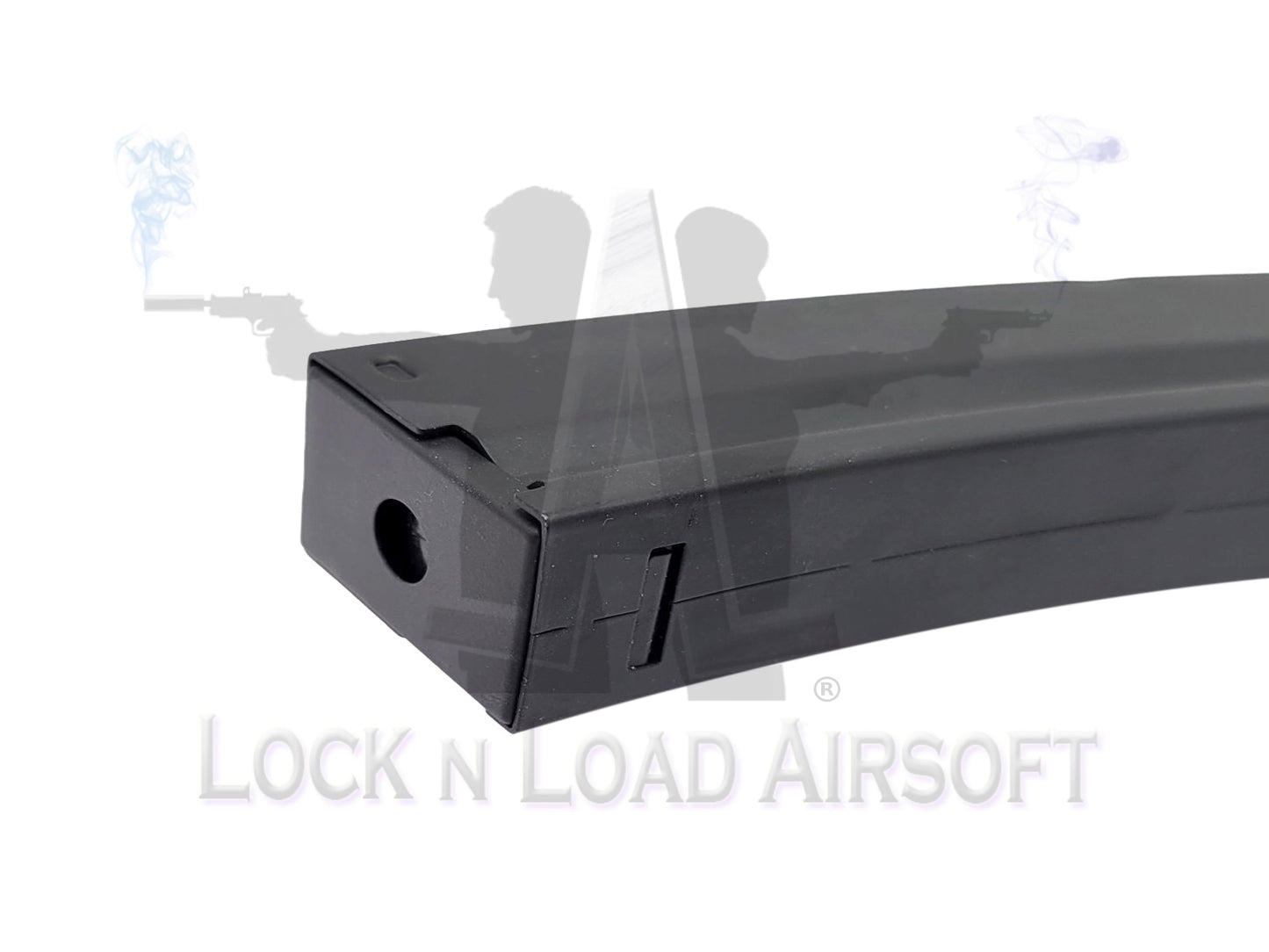 Full Metal M5 CQB 65 Round Short Mag for AEGs