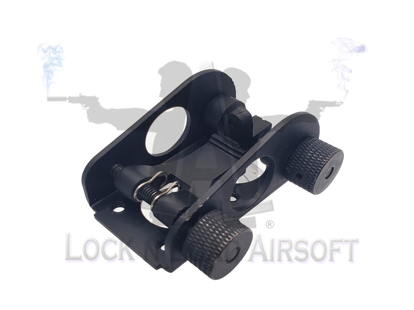 LMG M249 SAW Full Metal Rear Modular Iron Sight