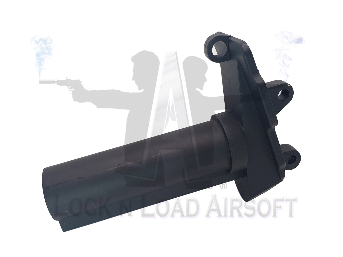 Full Metal LMG Retractable Stock Buffer Tube Mount