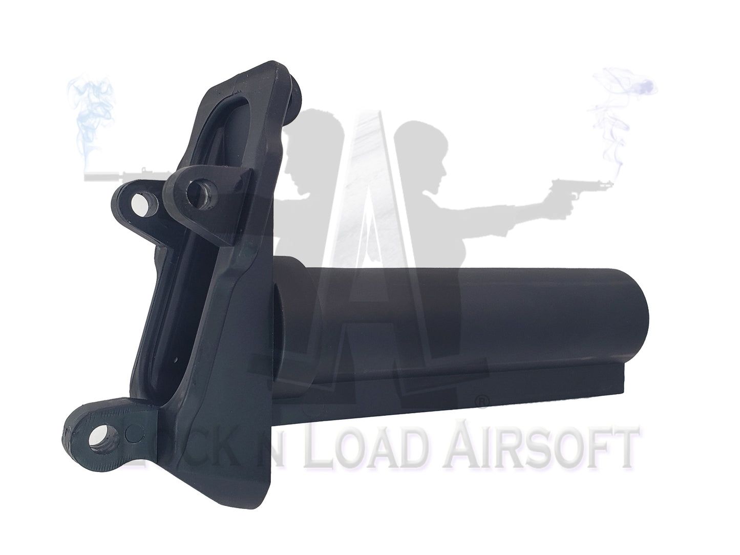 Full Metal LMG Retractable Stock Buffer Tube Mount