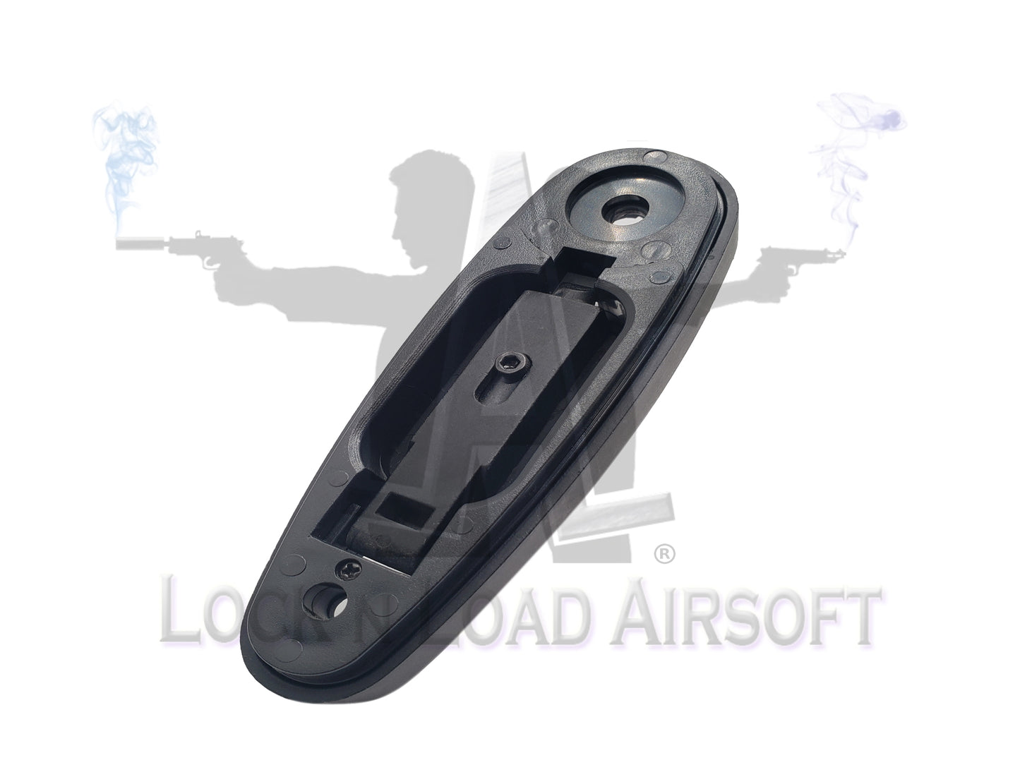 M4 | M16 Full Metal Full Stock Butt Plate Replacement w/ Trap Door
