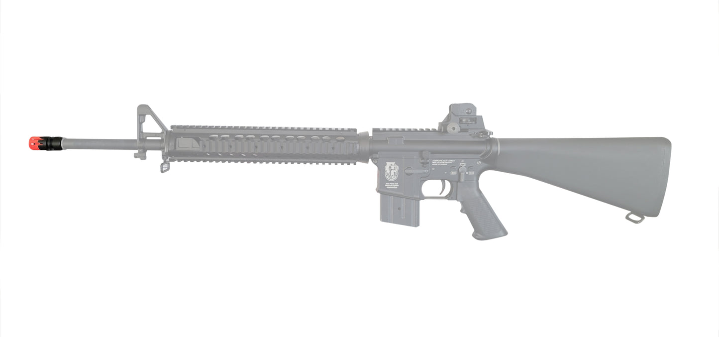 G&G Top Tech GR16 R5 M16 SPR Full Metal 14mm Negative Bird Cage