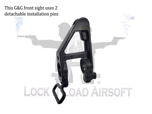 G&G Top Tech GR16 R5 M16 SPR Full Metal Front Sight