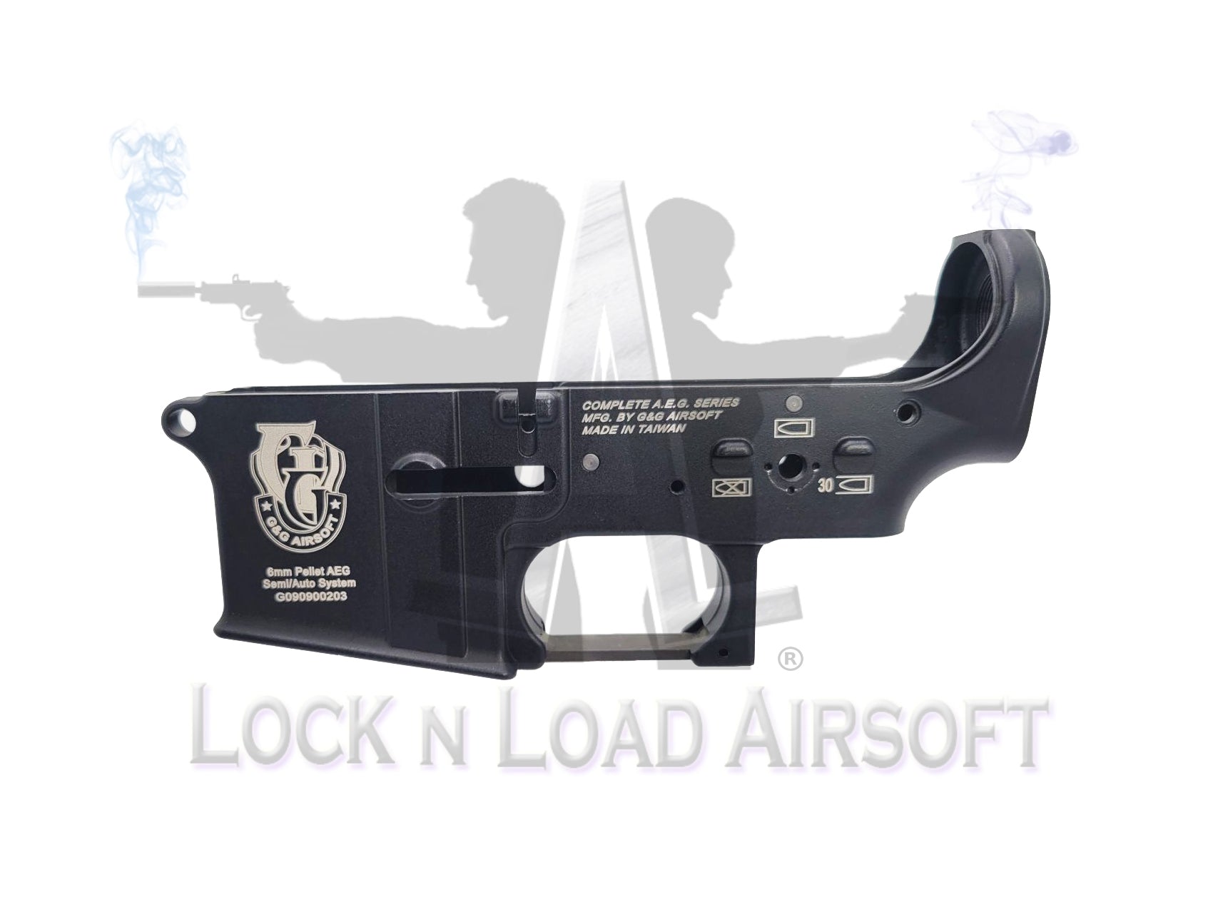 G&G Top Tech GR16 R5 M16 SPR Full Metal Lower Receiver – Lock N Load Airsoft