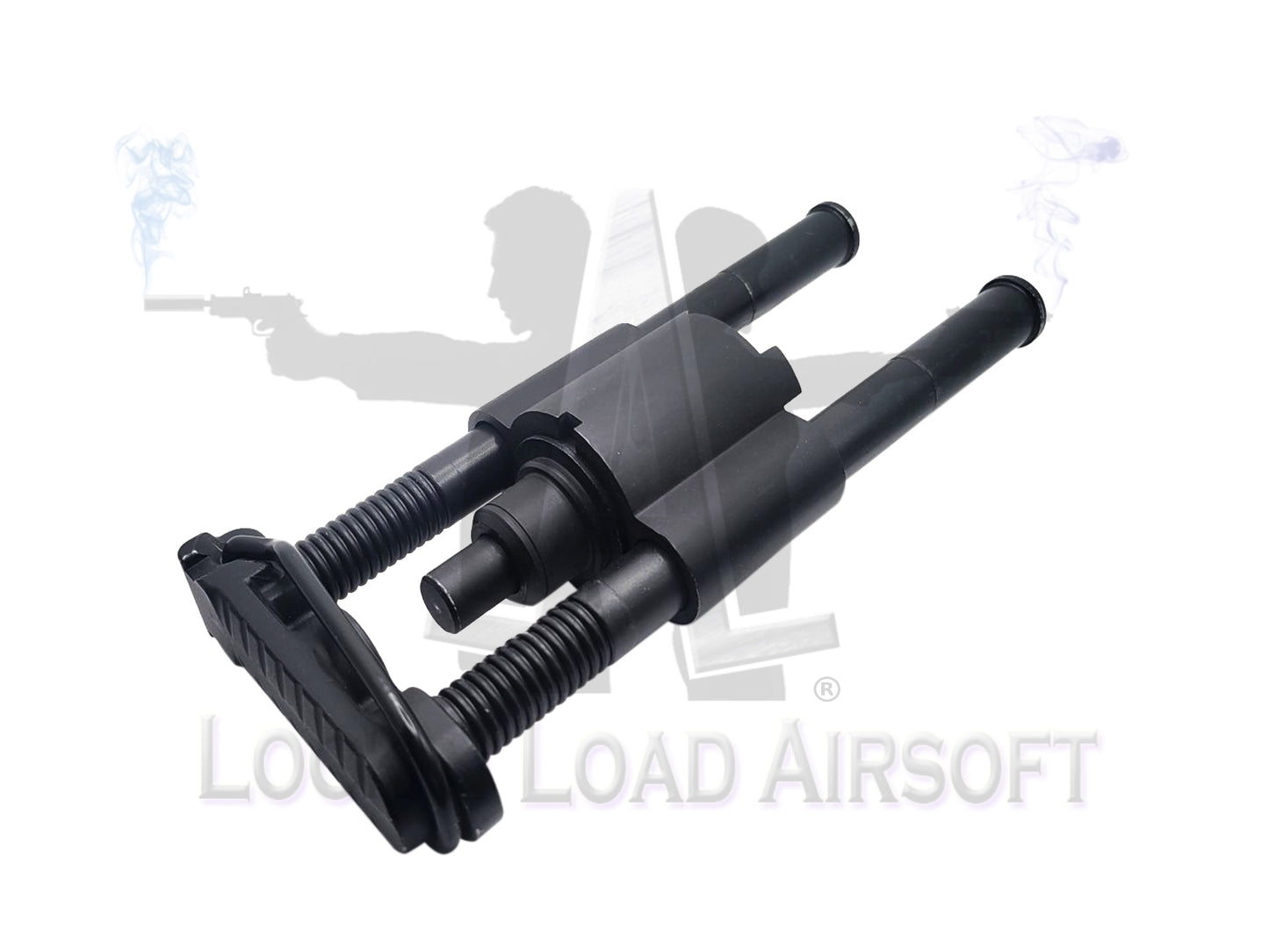 M249 LMG SAW Full Metal Retractable Stock Core
