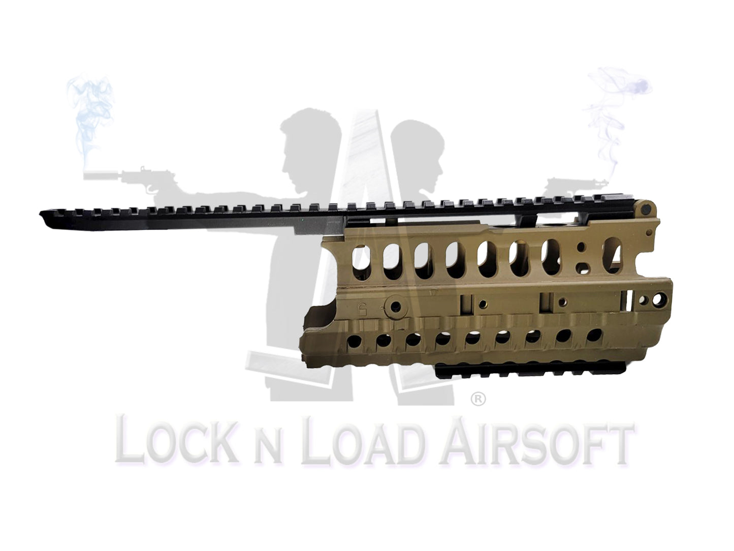 M4 S-System Conversion Caged Hand Guard - Forest Green