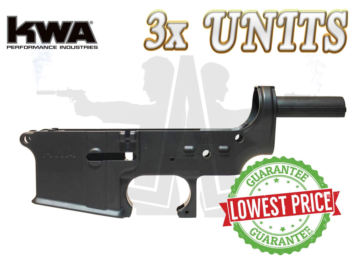⚠️LAST CALL⚠️: 3x UNITS | KWA Premium CQR MOD 2 2GX Polymer Lower Receiver