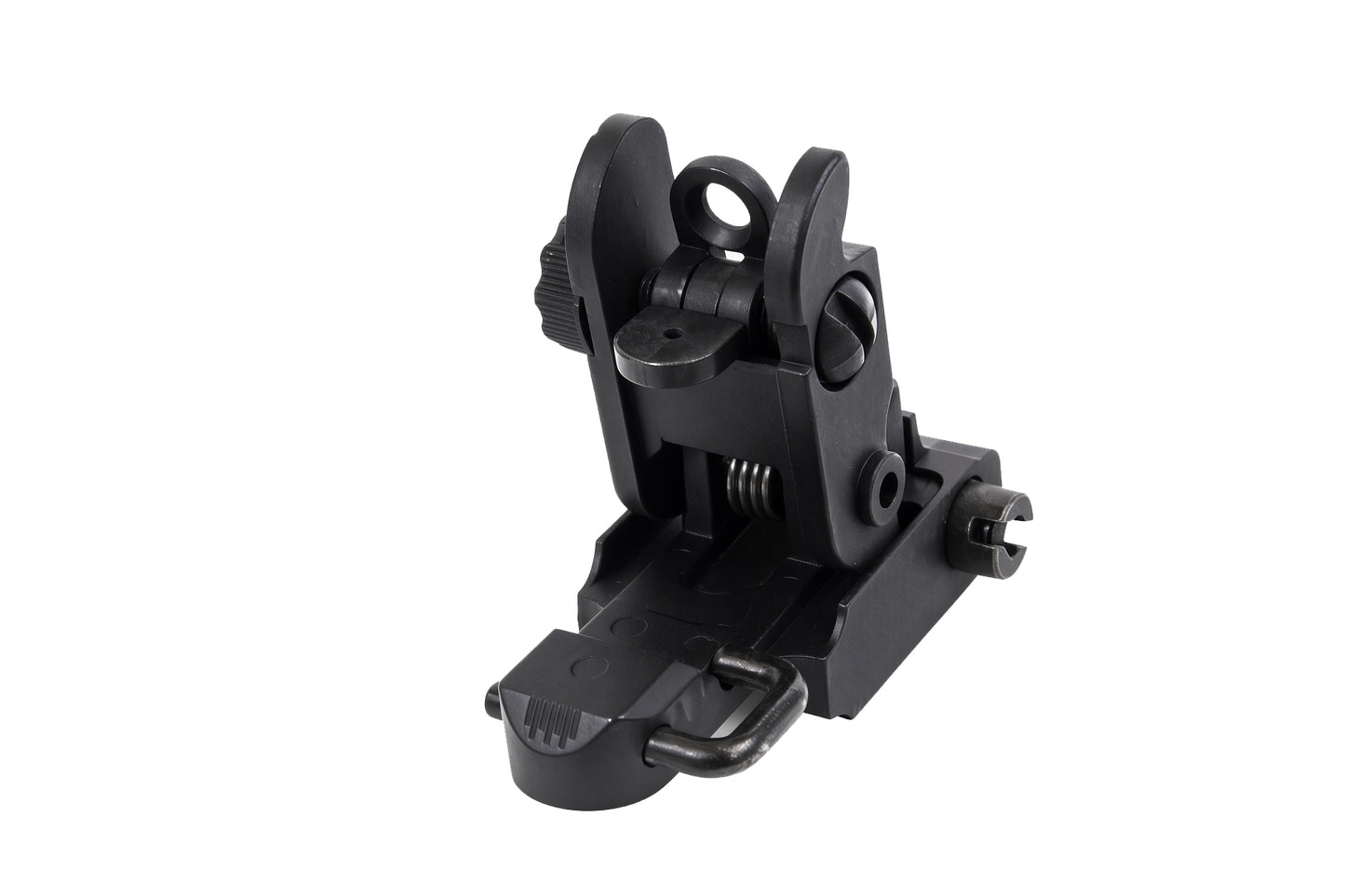 Premium Tactical Flip Down Iron Sight w Weaver Mount