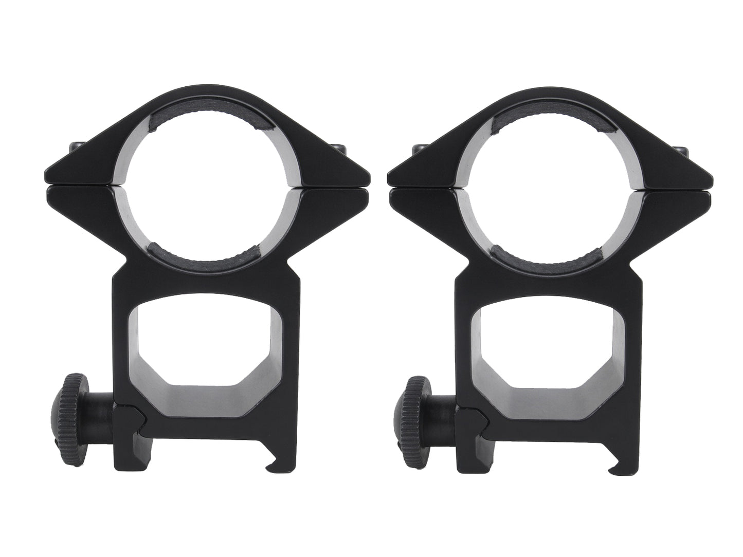 Full Metal Heavy Duty Tactical Scope Rings | Standard Height Riser