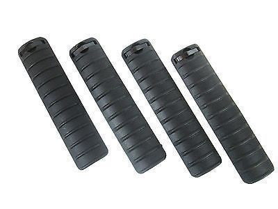 Set of 4 Rail Guard Covers - Black