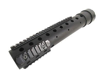 Full Metal DMR Free Float Rail Conversion System w RIS - Black