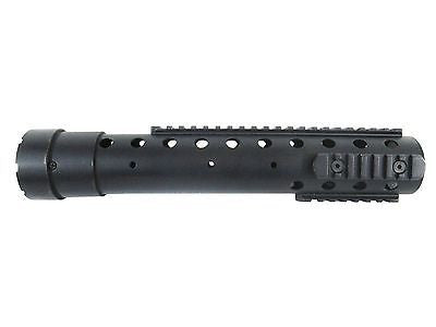 Full Metal DMR Free Float Rail Conversion System w RIS - Black