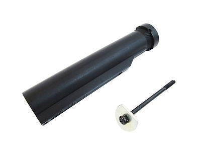 Premium Full Metal 6 Position Buffer Tube Kit w/ Install Screw & Plate