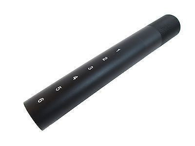 G&P Licensed Magpul 6 Position Buffer Tube w Numerics - Black
