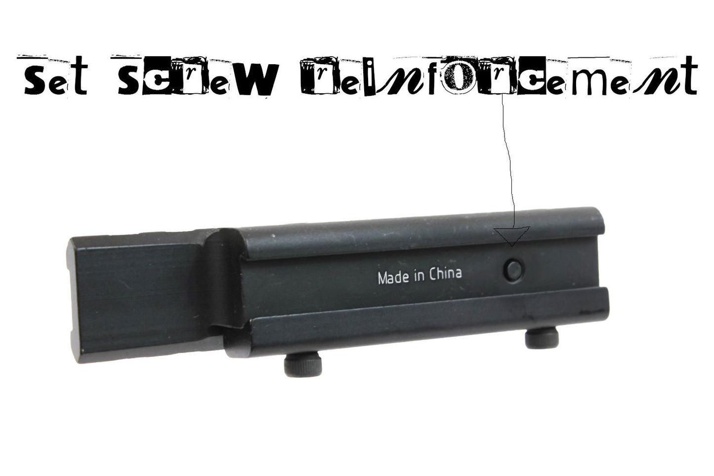 Premium Full Metal Riser Mount w Set Screw