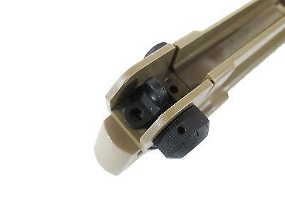 Two-Tone Adjustable Iron Sight Carry Handle - Black & Tan