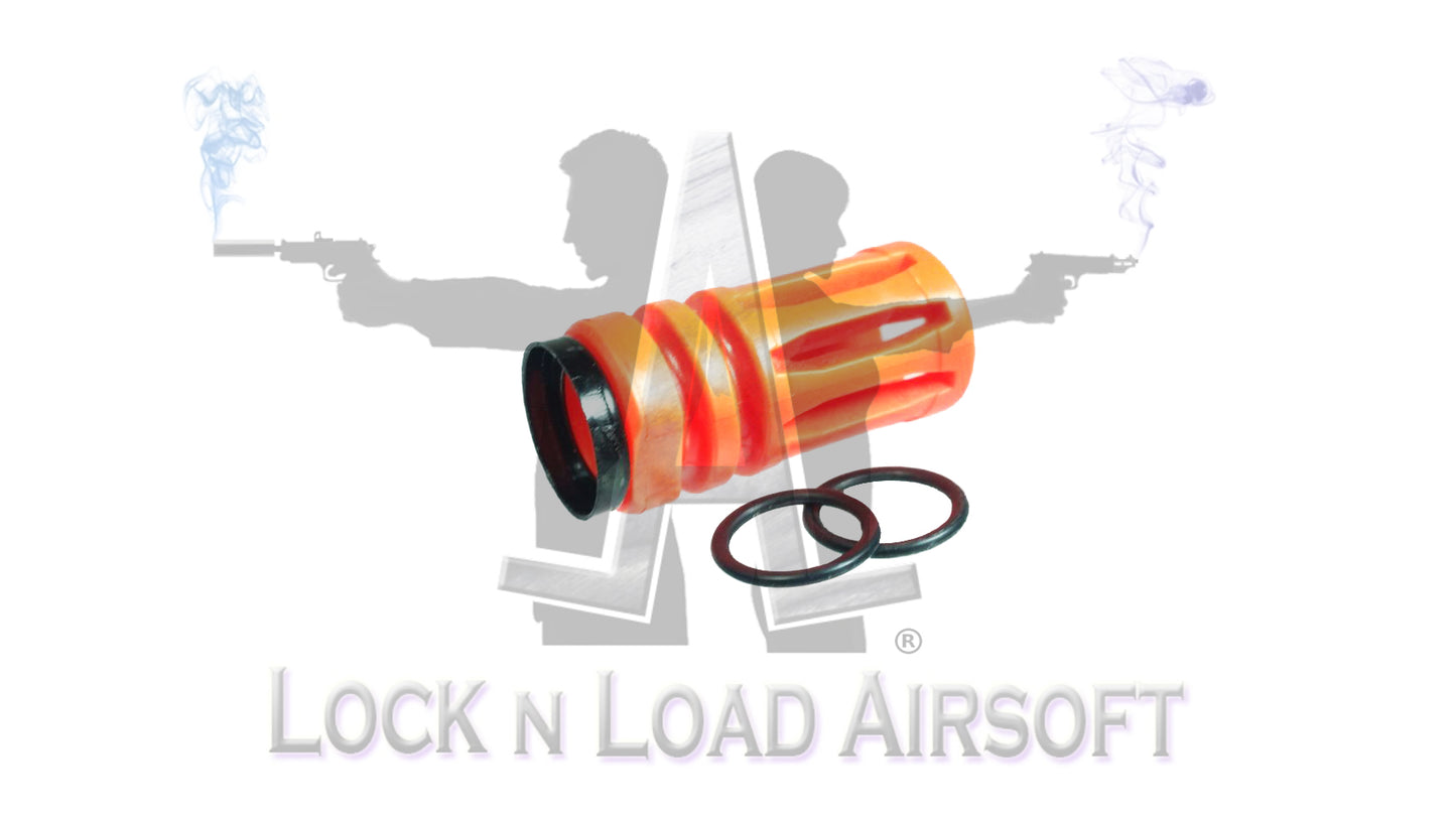 HK 416 Poylmer A2 Bird Cage Flash Hider w/ Integrated Washer Plate