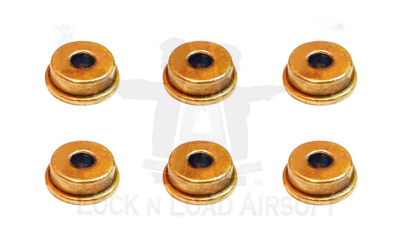 G&G Pure Brass 9mm High Speed Gearbox Bearing Set of 6x