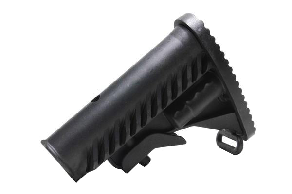 M4 | M16 Tactical Retractable Stock w/ Side Rail | Sling Loop | Ribbed Butt Pad