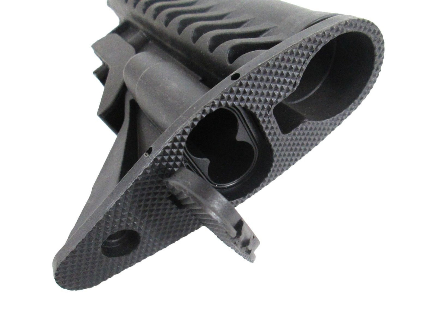 Innovative Reinforced Polymer M4 Side Railed Retractable Stock With Ribbed Stock Pad