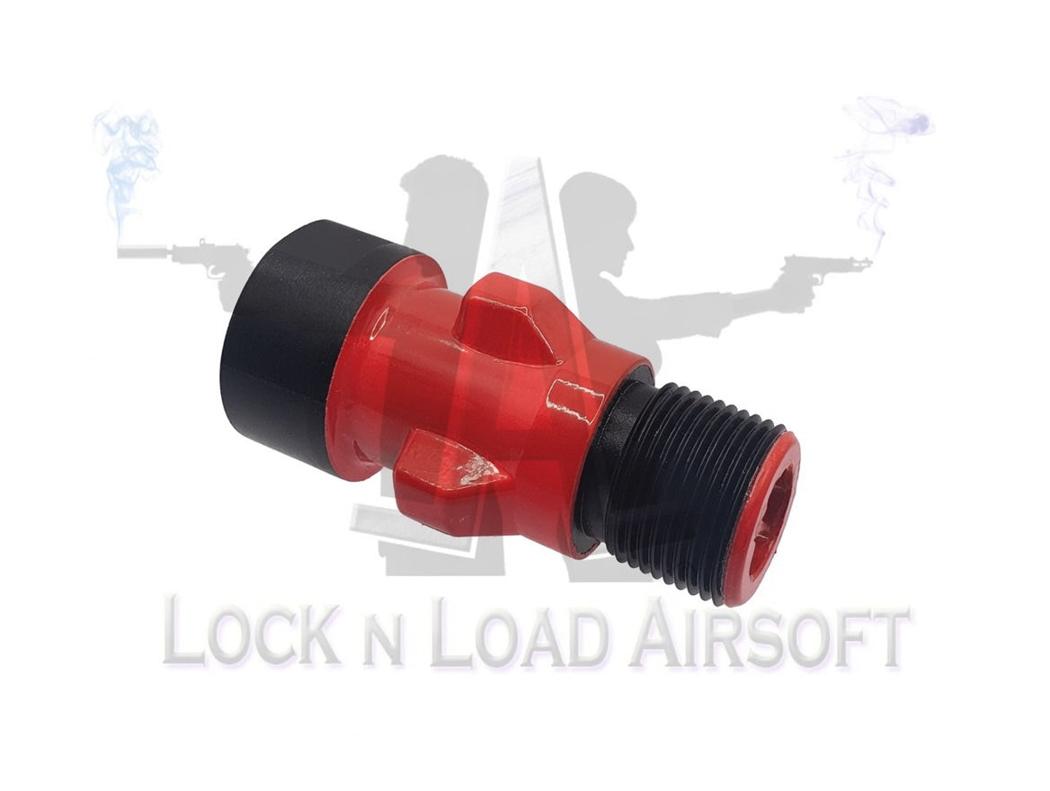 G&G M5 Full Metal Threaded Muzzle Brake w/ Lug Mounts