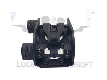 LMG M249 SAW Full Metal Rear Modular Iron Sight