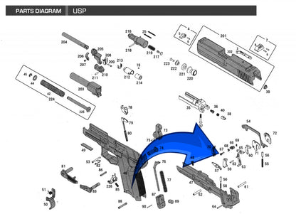 KWA HK USP Impact Block Pin