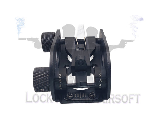 LMG M249 SAW Full Metal Rear Modular Iron Sight