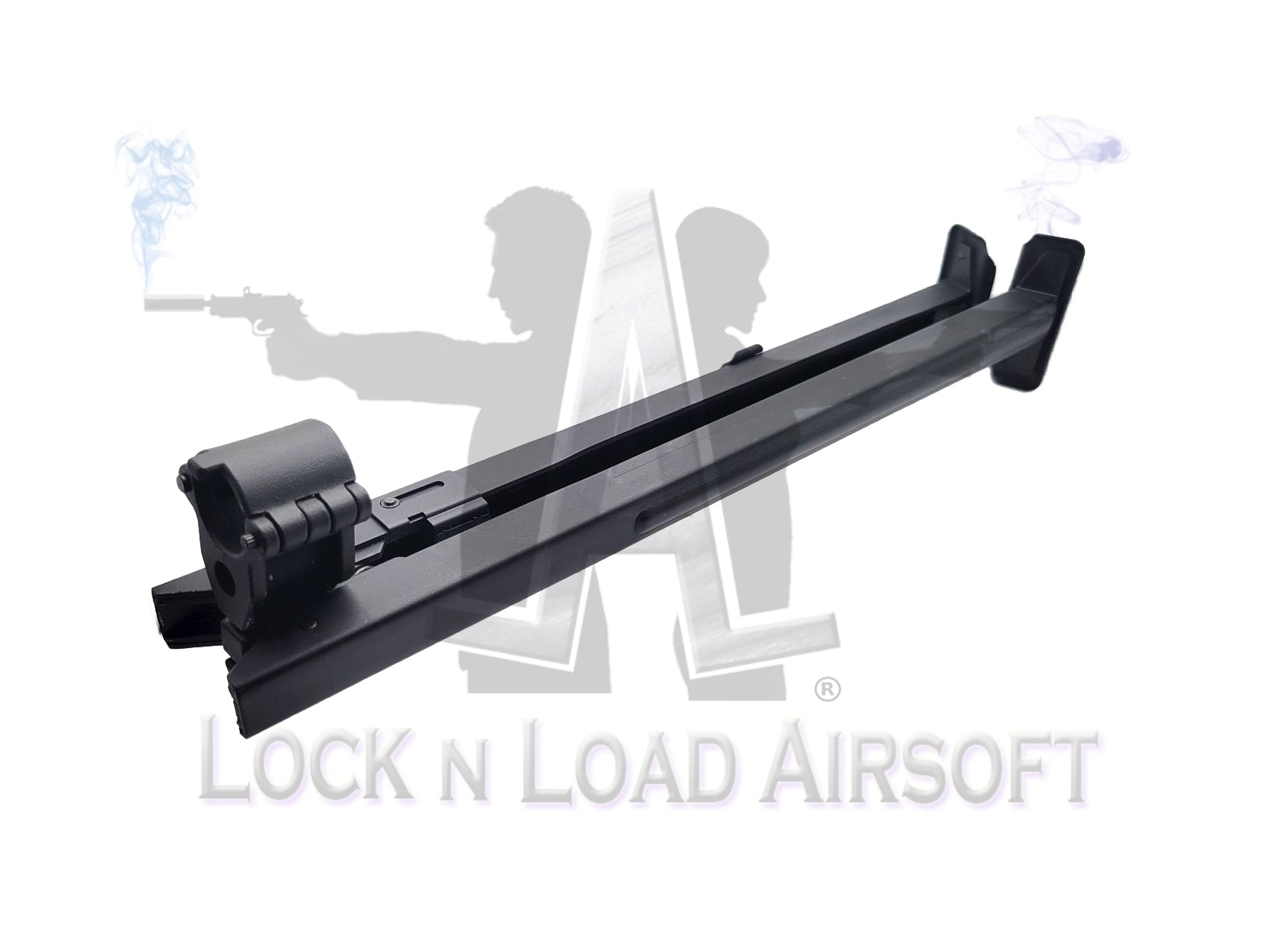 PKM Full Metal Folding Bipod w/ Latch – Lock N Load Airsoft