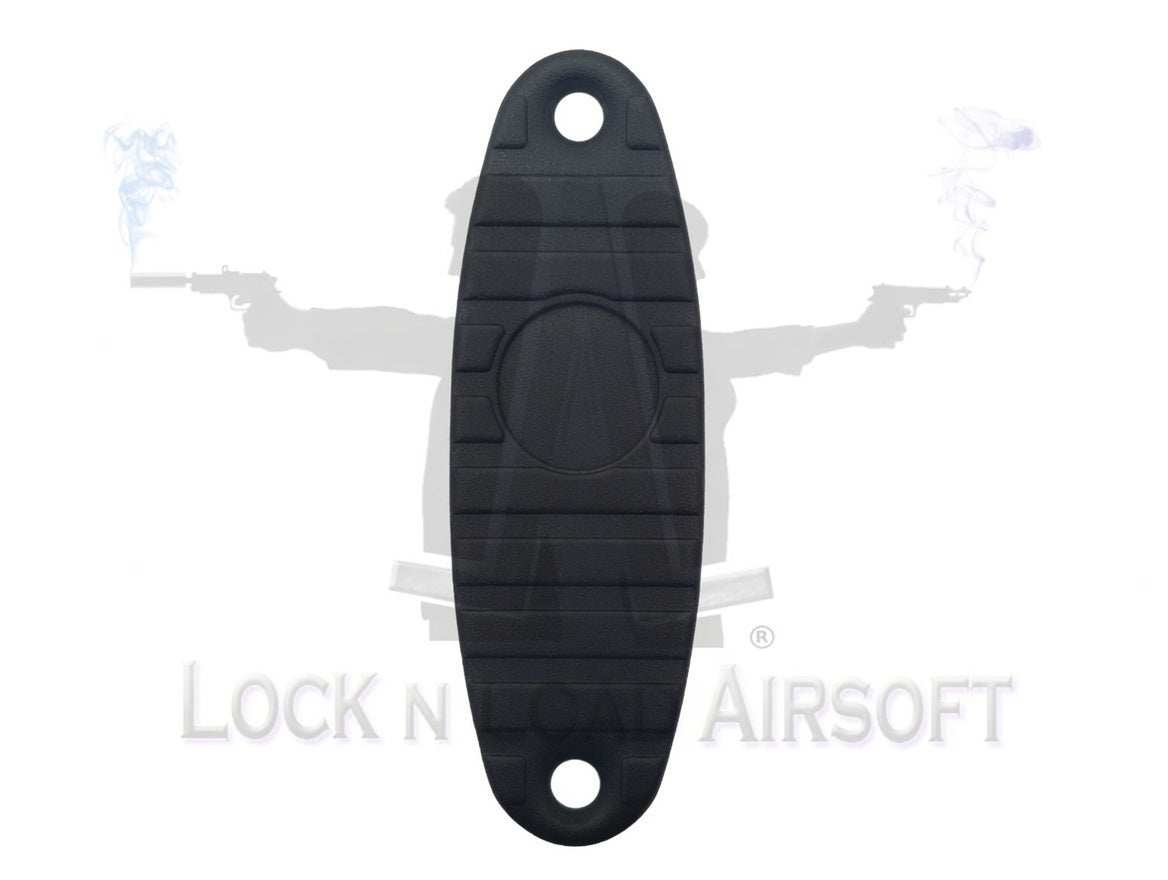 Steel AK-47 / AK-74 Full Metal Ribbed Stock Plate | Steel Series