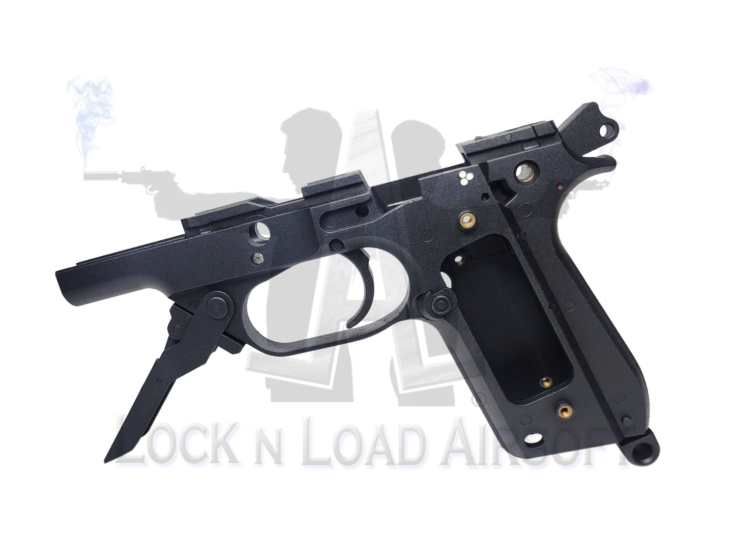 BONEYARD: KWA Gen 1 M93R Gas Blow Back Pistol w/ Folding Recoil Bar