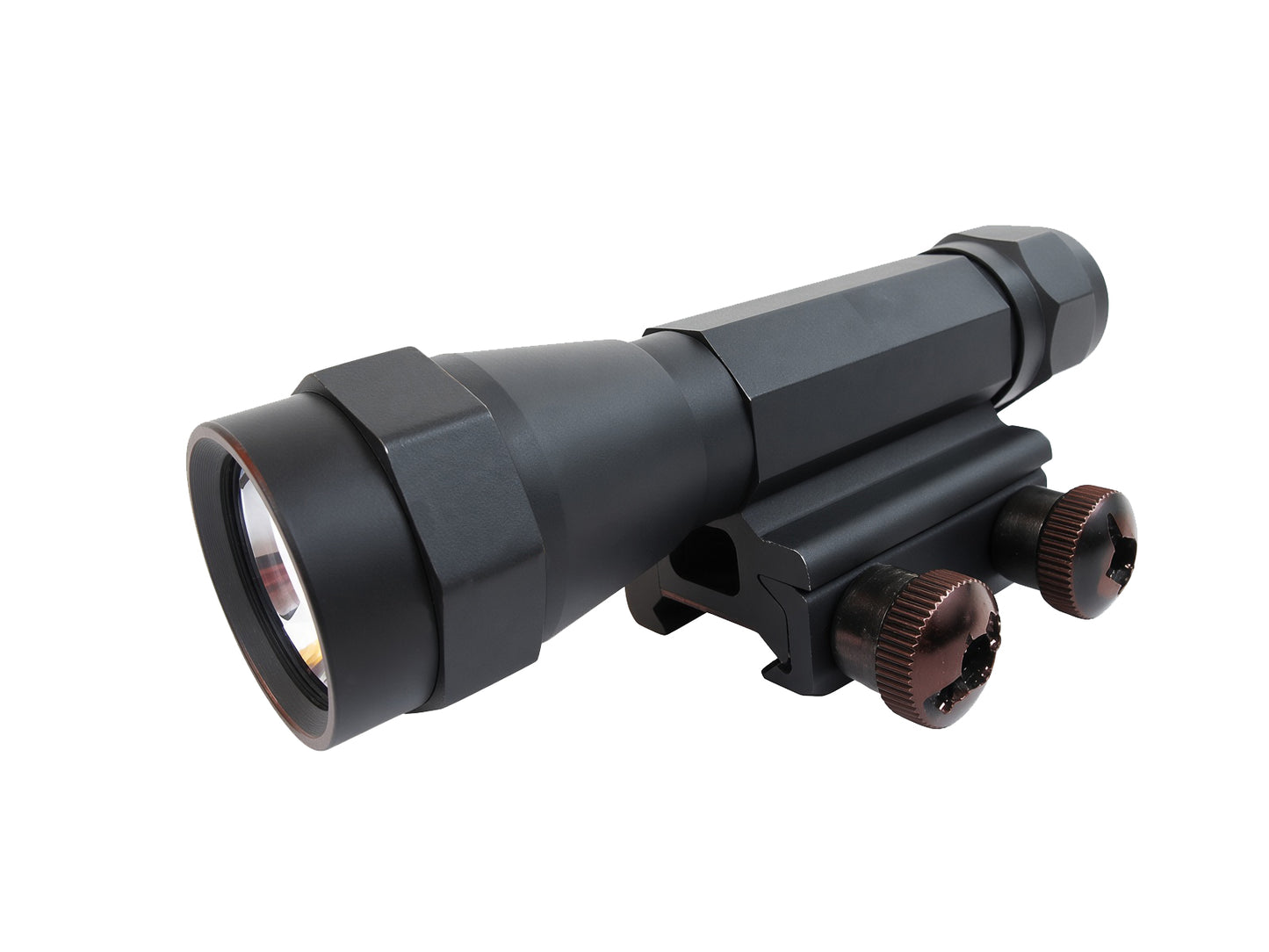 Full Metal Premium TacOps Flash Light w Integrated Weaver Rail Attachment