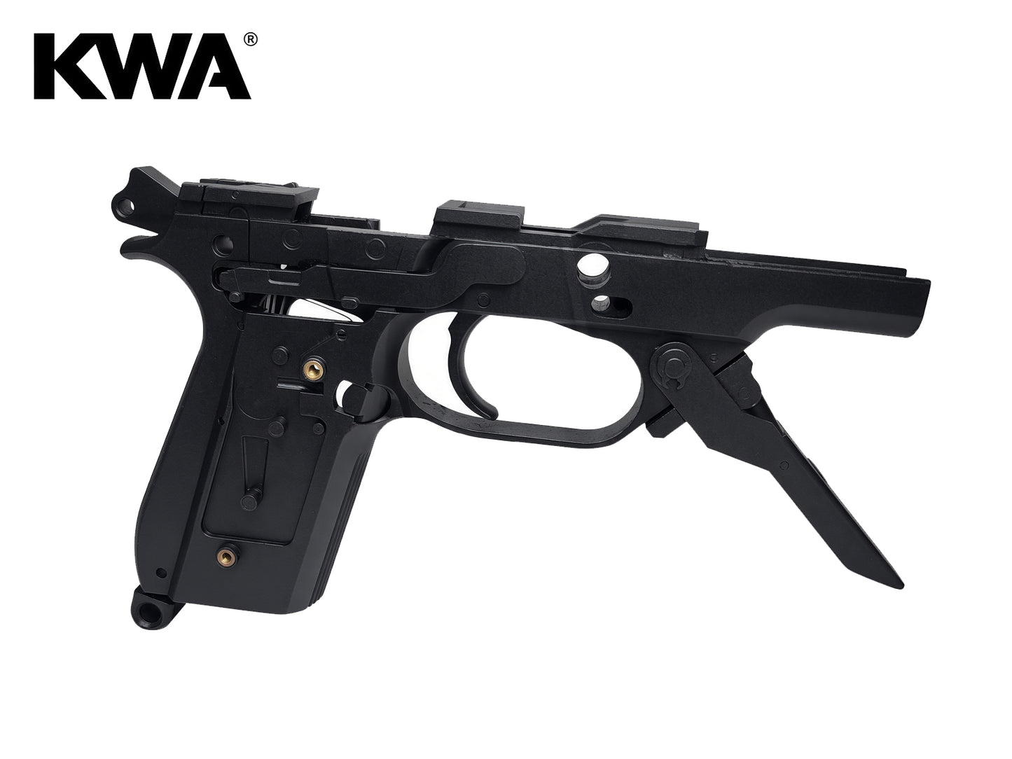 BONEYARD: KWA Gen 1 M93R Gas Blow Back Pistol w/ Folding Recoil Bar