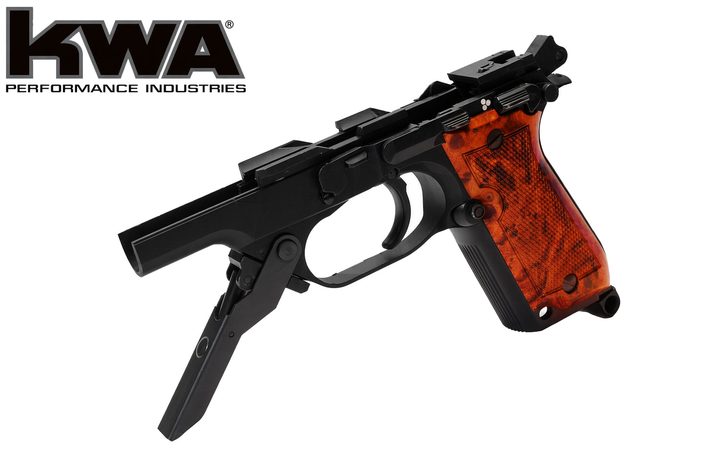 KWA Gen 1 M93R Gas Blow Back Lower Frame w/ Folding Recoil Bar
