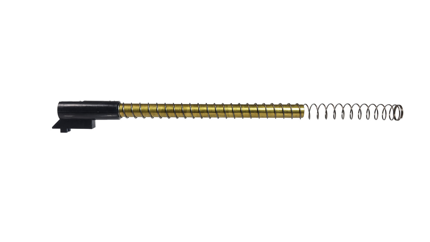 Pure Brass Luger P08 Inner Barrel Replacement w/ Retention Spring