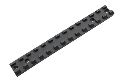 Full Metal 5.5" Picatinny Weaver Rail | 20mm | Black