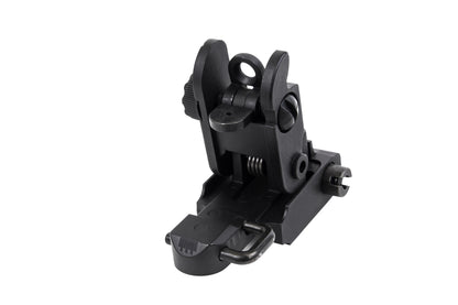Premium Tactical Flip Down Iron Sight w Weaver Mount