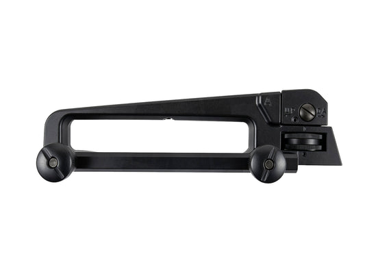 Full Metal M4 M16 Detachable Iron Sight Carry Handle | Dual Aperture