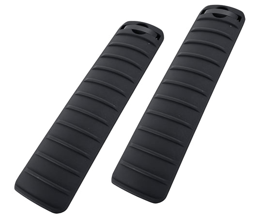 Set of 2 Heat Shield Textured High End Rail Covers