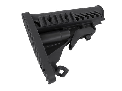 Tactical LE Retractable Stock w Integrated Rail & Sling Loop