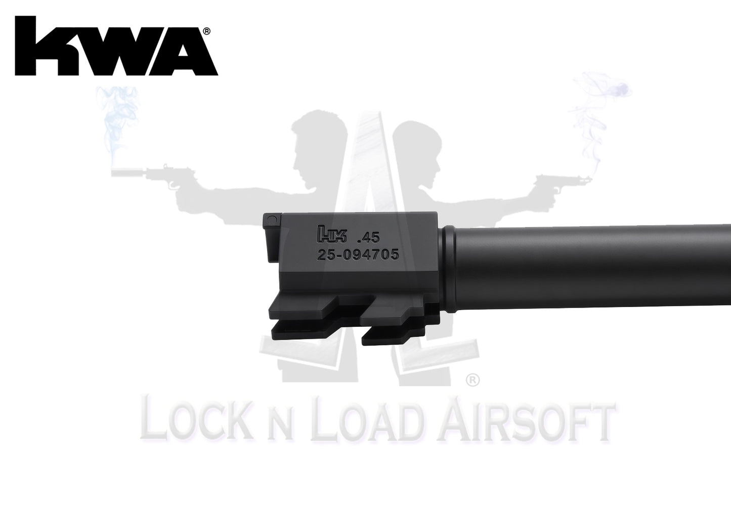 BUY2GET1FREE: KWA HK 45 Licensed Serialized Outer Barrel w/ Threaded Tip
