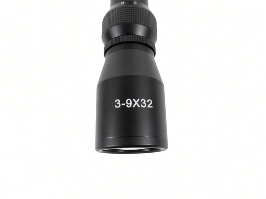 3-9x32 Long Range Hunting Rifle Scope w/ Adjustable Windage & Elevation Dials