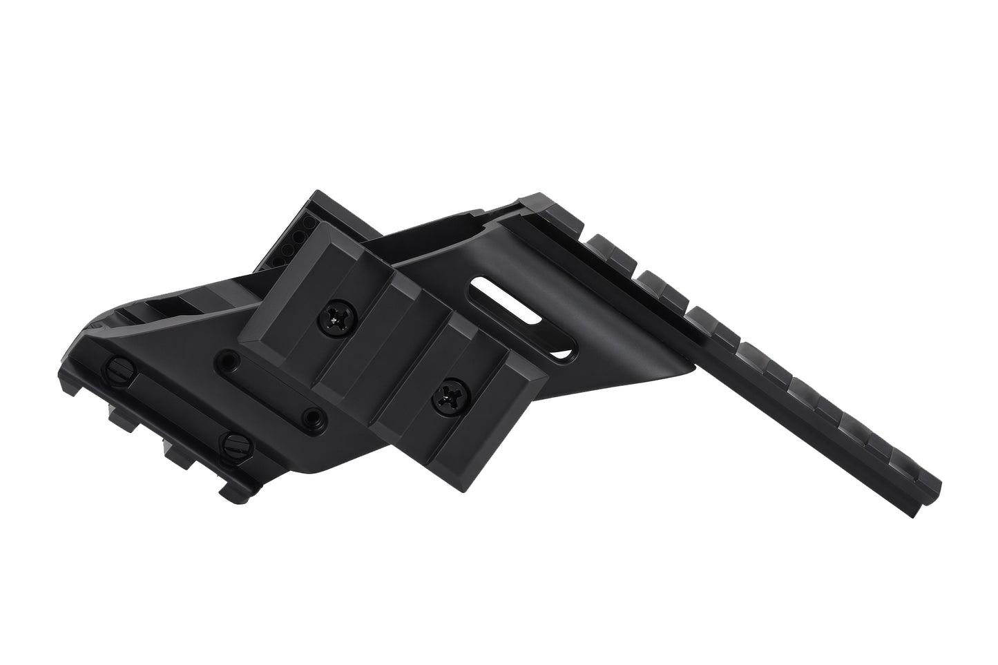 Slip On 4 Way Accessory Rail Mounting Component