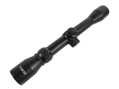 3-9x32 Long Range Hunting Rifle Scope w/ Adjustable Windage & Elevation Dials