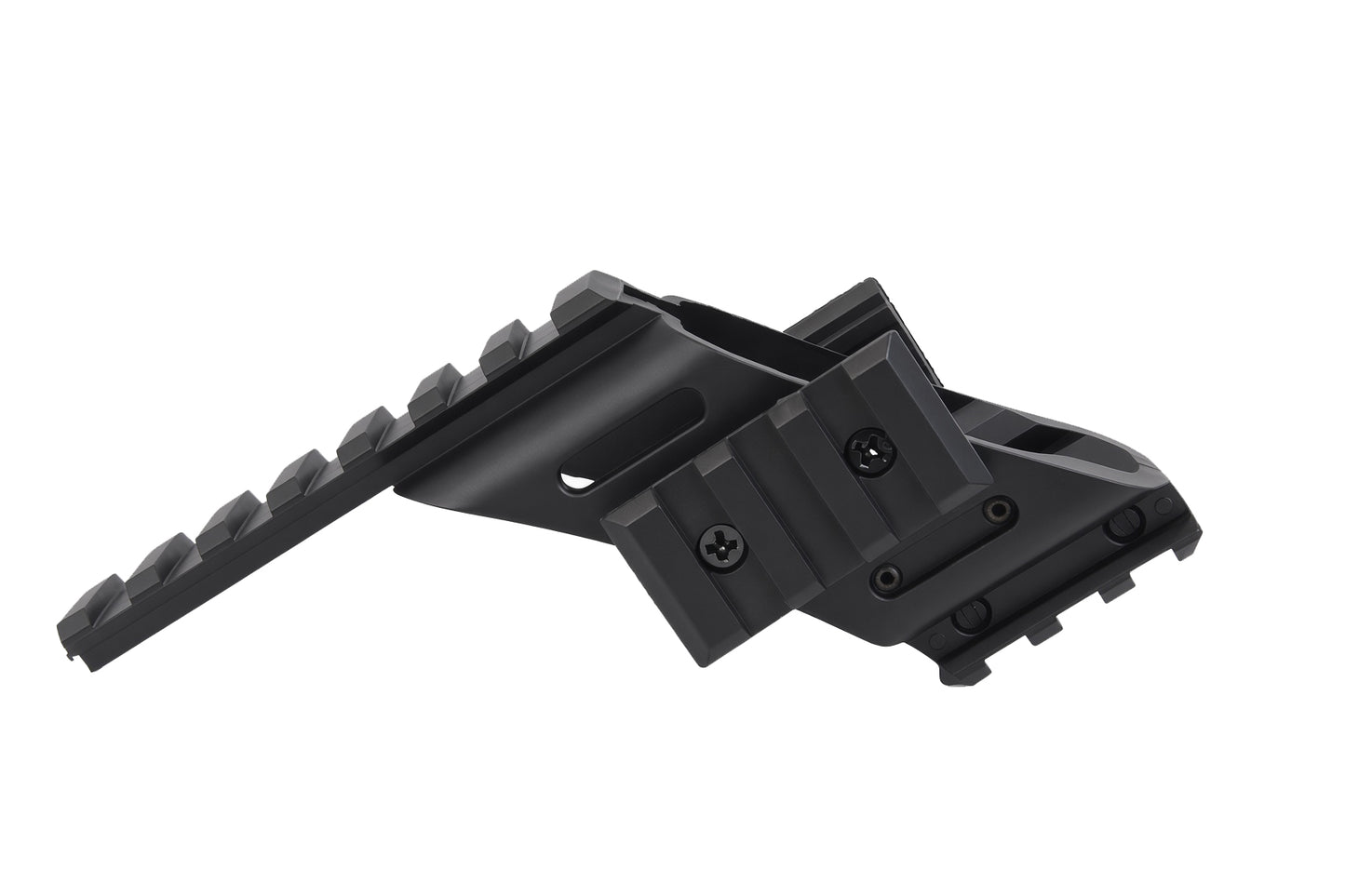 Slip On 4 Way Accessory Rail Mounting Component