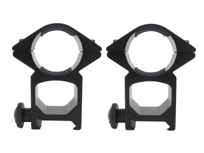Full Metal Heavy Duty Tactical Scope Rings | Standard Height Riser