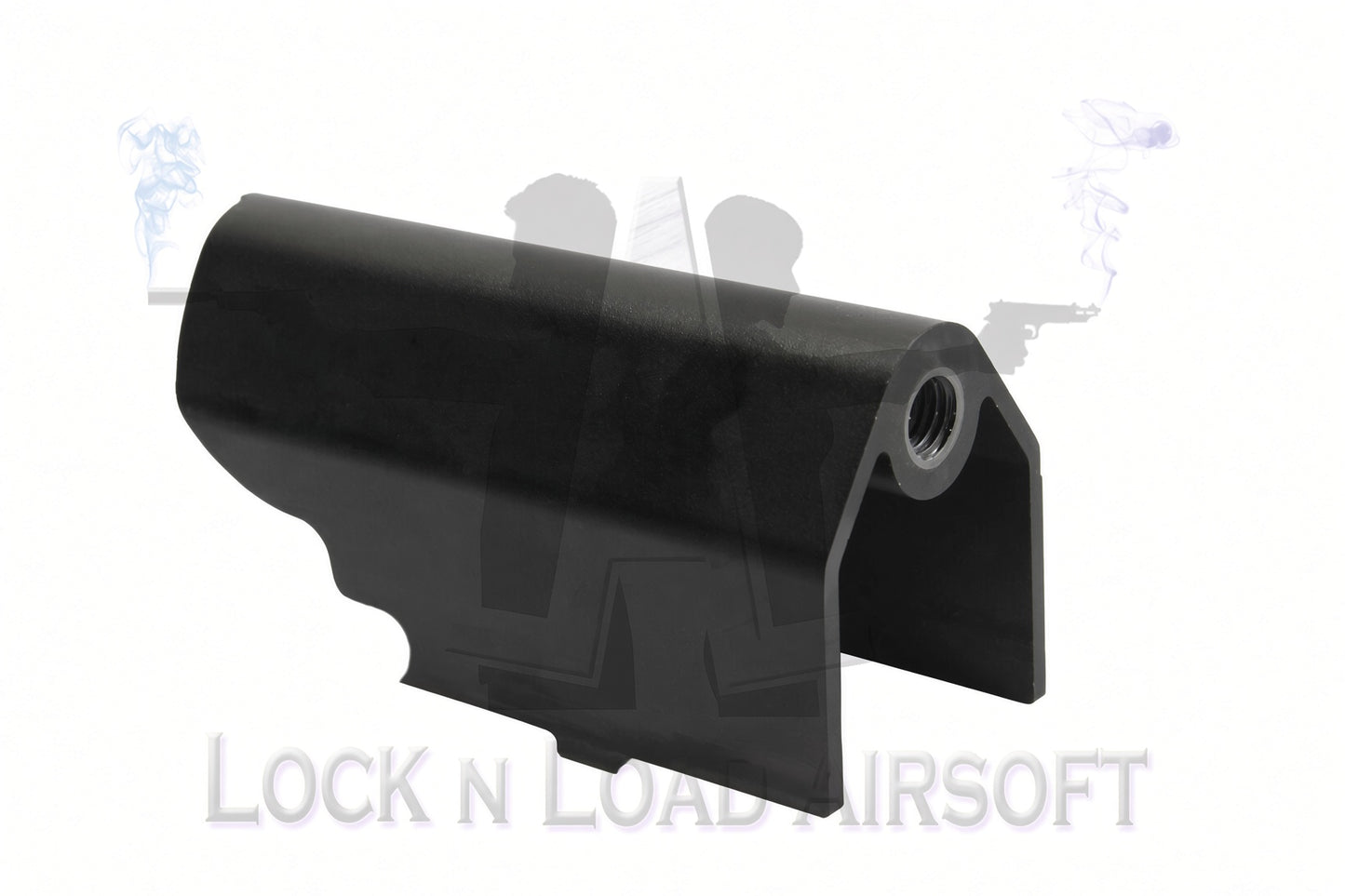 Premium FAL Full Metal Threaded Dust Cover Replacement | Black