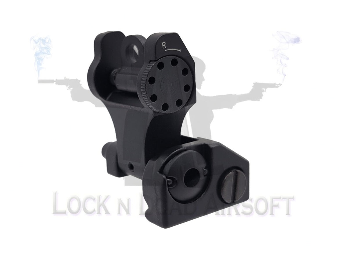 Full Metal Modular Flip Iron Sight w/ Dual Aperture