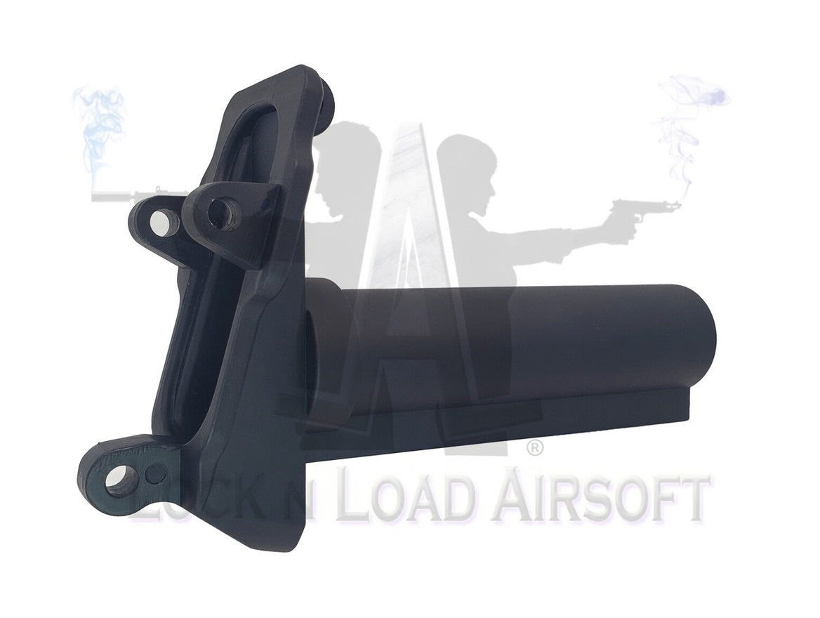 Full Metal LMG Retractable Stock Buffer Tube Mount