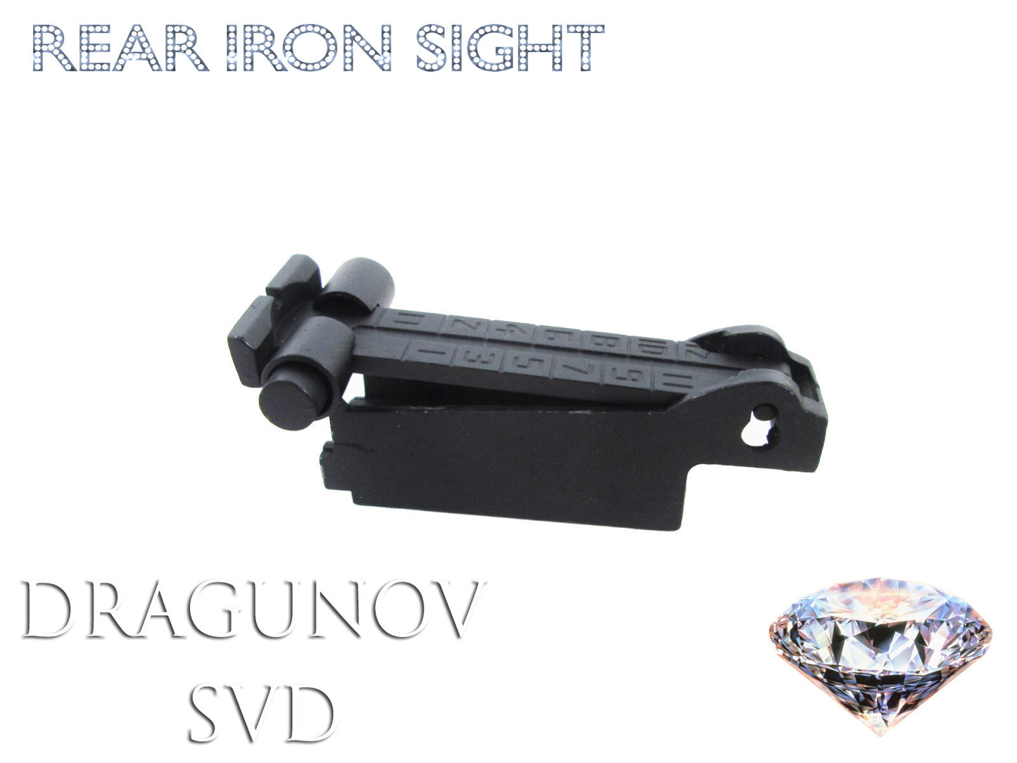 Dragunov SVD Rear Sight Assembly Kit - Airsoft
